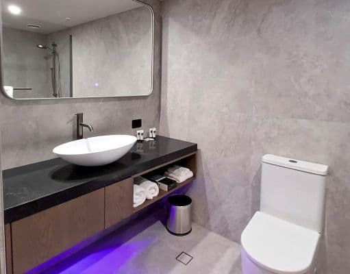 Deluxe Hotel Room Bathroom